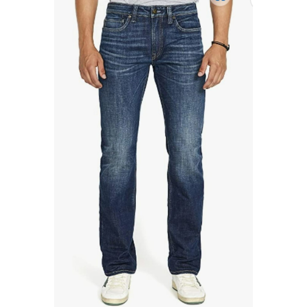 Buffalo Driven David Bitton Relaxed Straight Stretch Leg Jeans